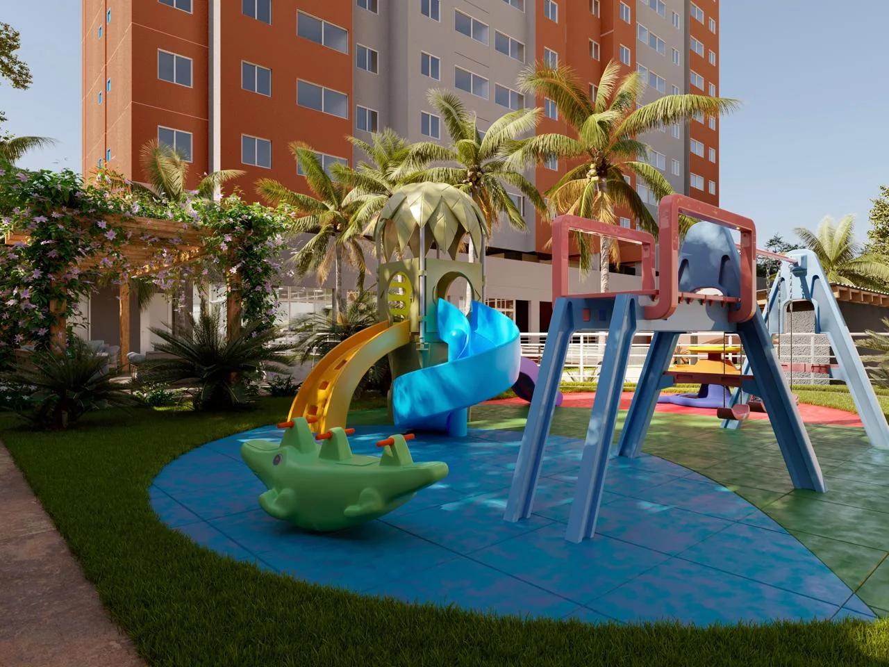 SH Paradiso - Apartamento de 2 quartos-1 suíte- 2 vagas de garagem - QN 307 Samambaia Sul  - Sinal: R$ 16.416,62*