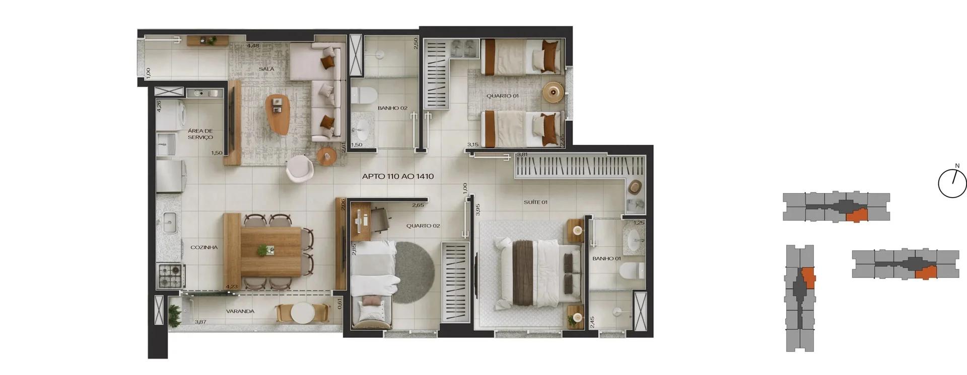 UP Resort Residencial - Quadra 102 - Samambaia Sul
