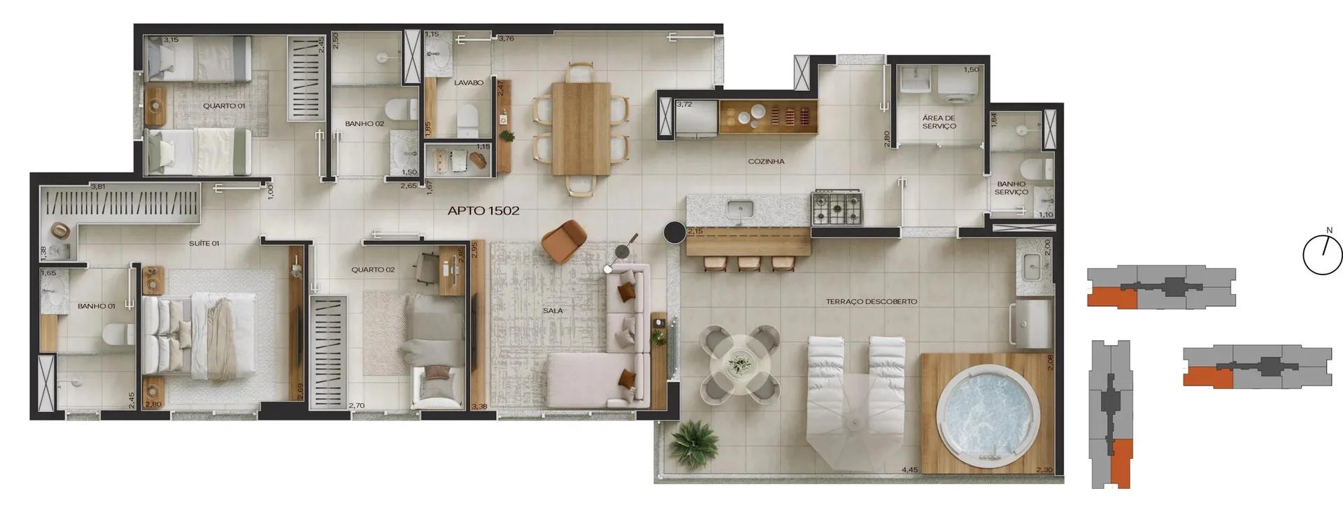 UP Resort Residencial - Quadra 102 - Samambaia Sul