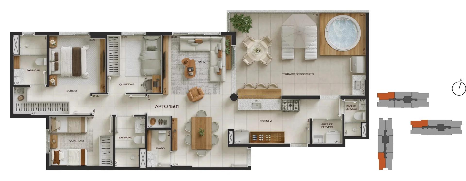 UP Resort Residencial - Quadra 102 - Samambaia Sul