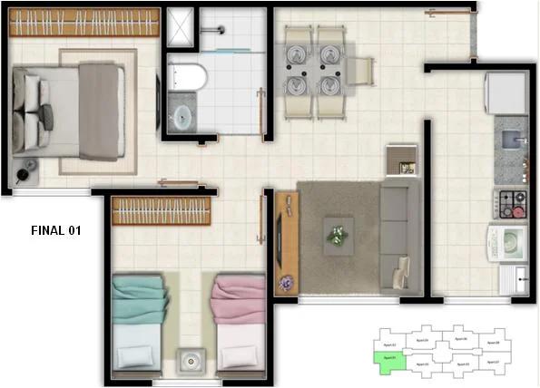 Residencial Point Residence Samambaia/DF