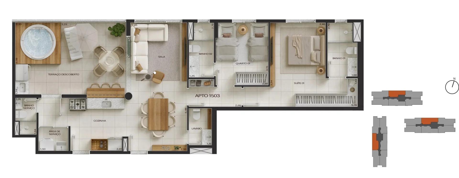 UP Resort Residencial - Quadra 102 - Samambaia Sul