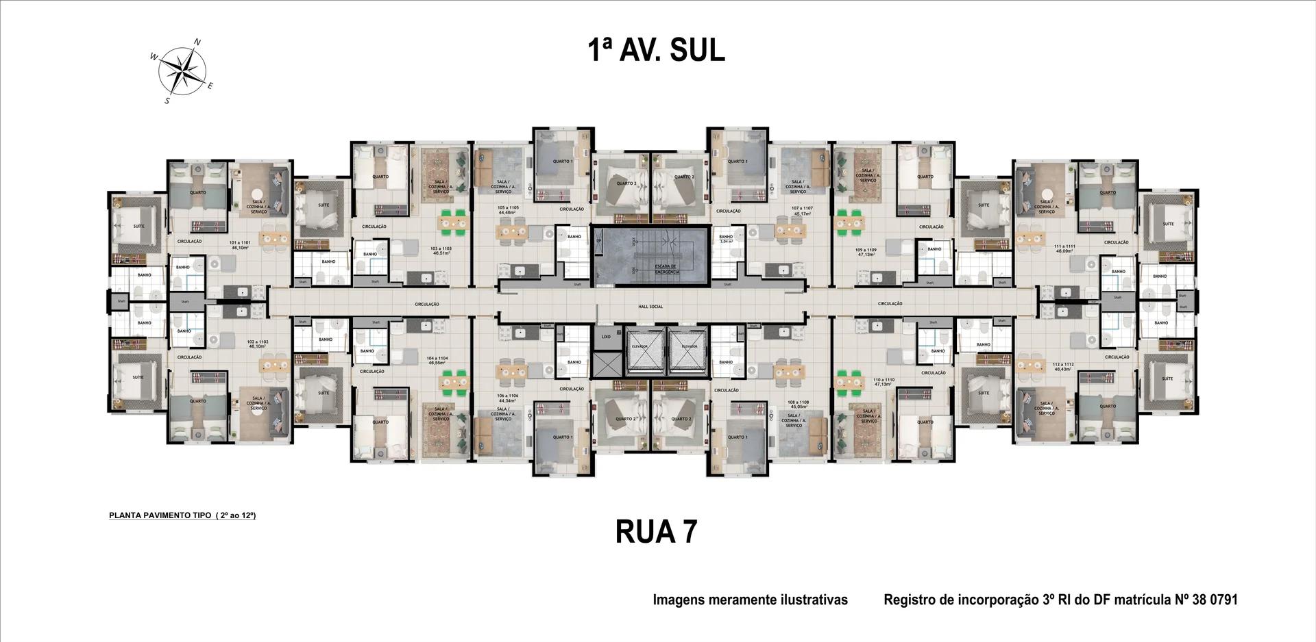 Residencial SH Paradiso QN 307 em  Samambaia Sul